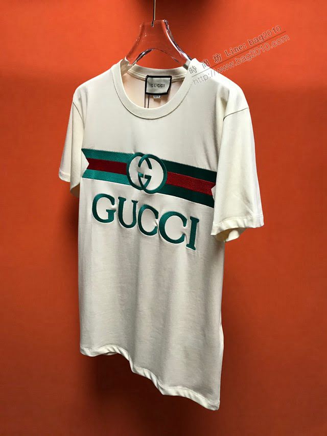 Gucci夏裝短袖 古馳2020新款T恤 男女同款  tzy2403
